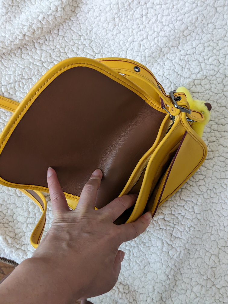 coach bag, Disney Mickey mouse yellow - photo 3