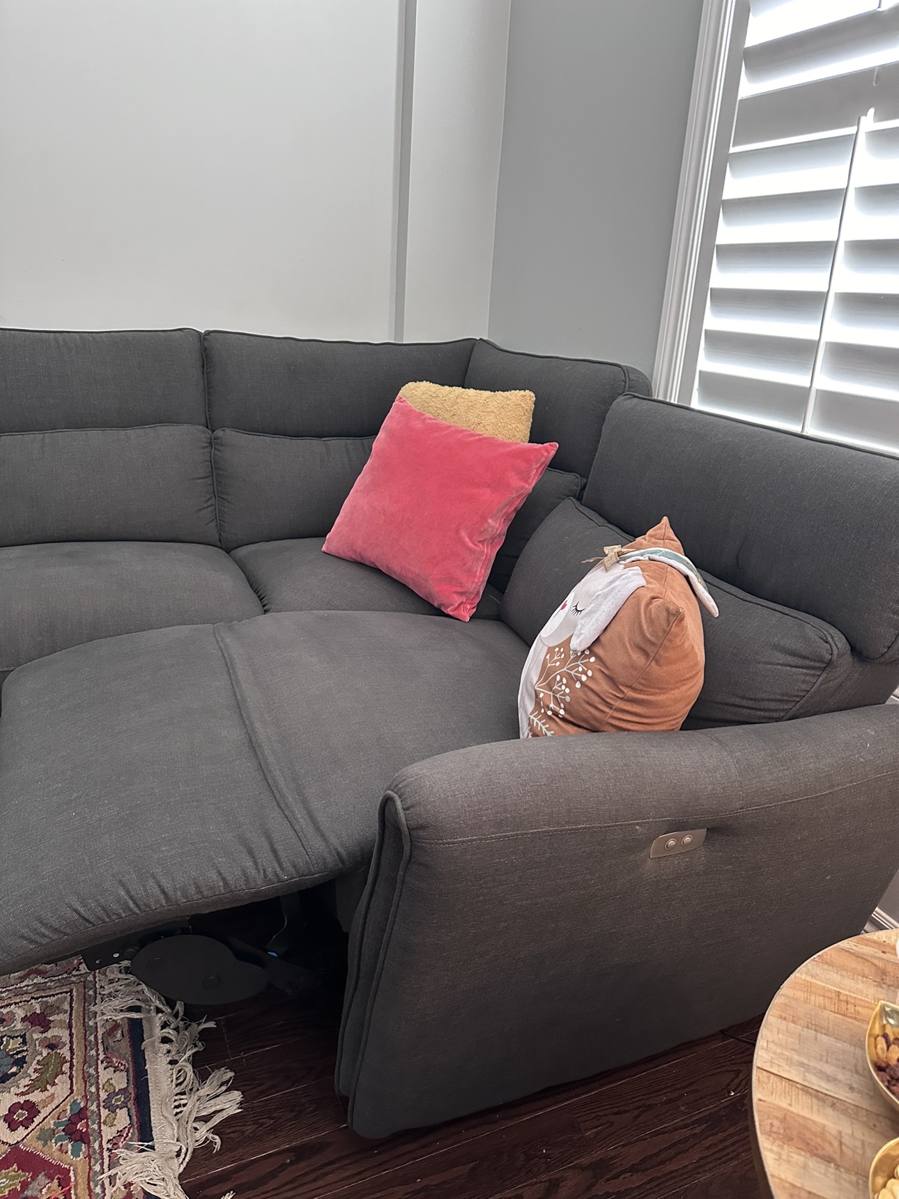 Sectional sofas with 2 electrical recline seats at both sides - photo 3