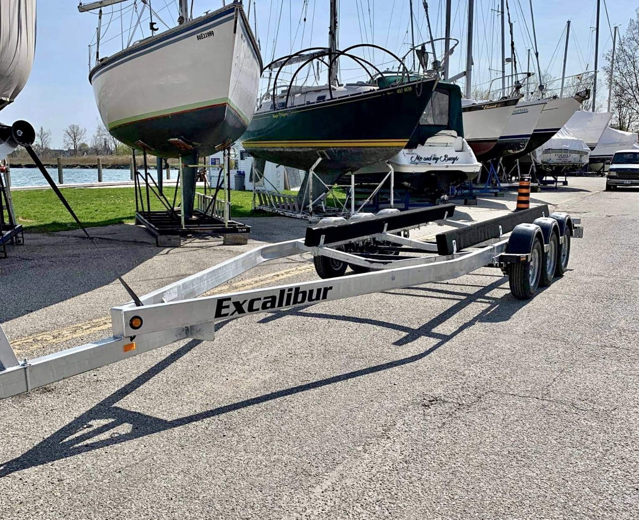 Tri Axle Boat Trailer