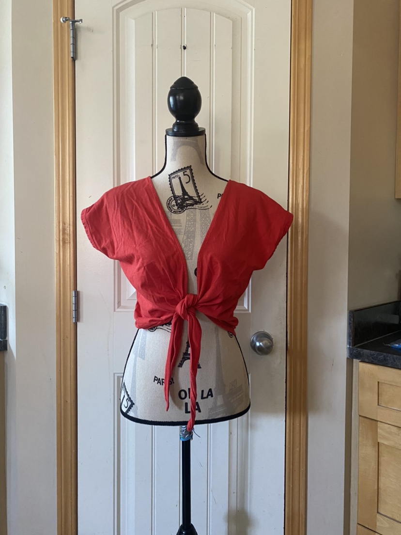 Wilfred front tie top thumbnail