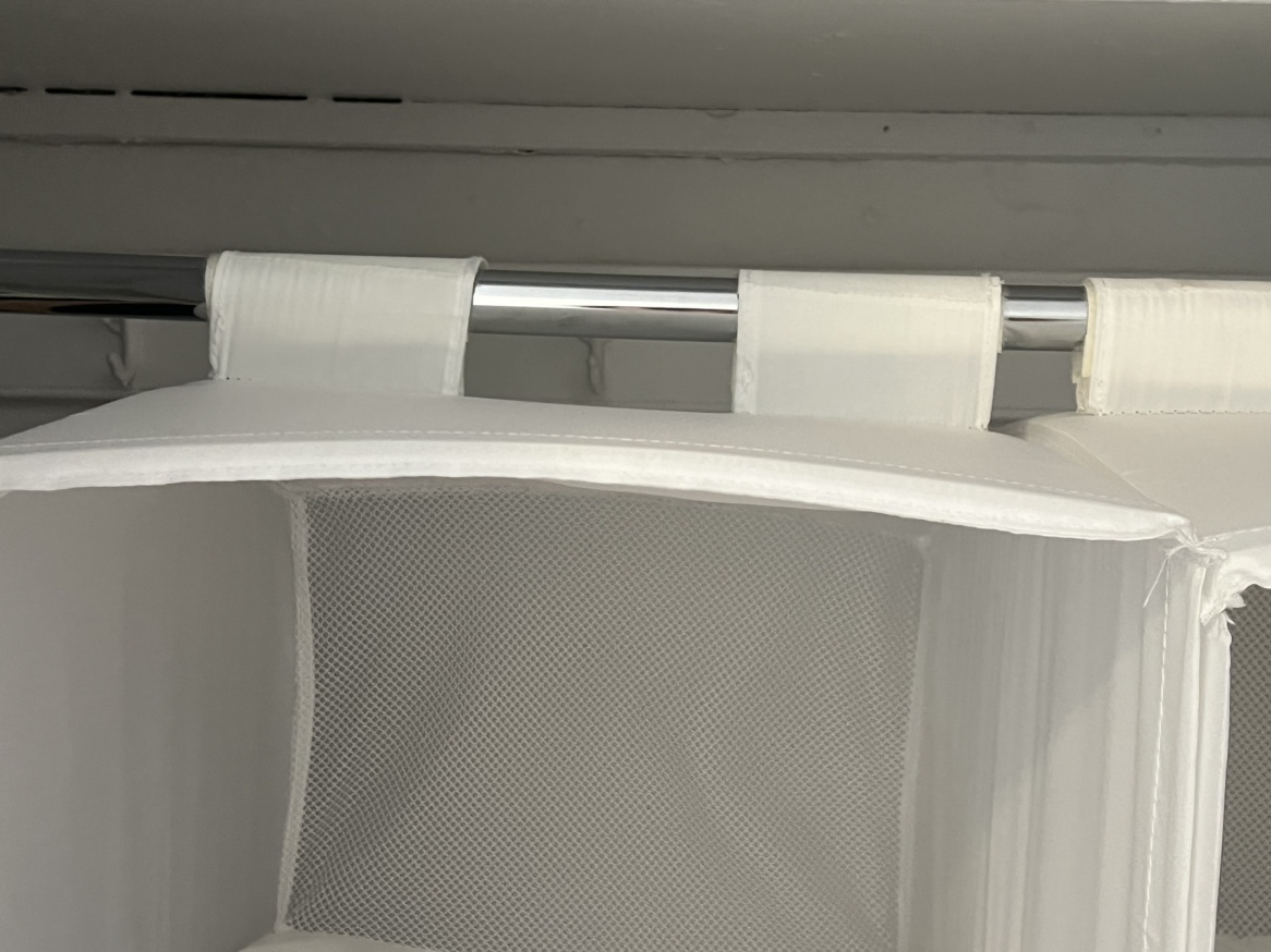 2 White 6-Shelf Hanging Closet Organizers - photo 3
