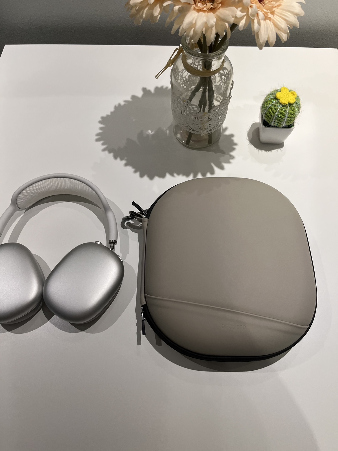 Decoded Genuine Leather Travel Case for Airpods Max Headphones