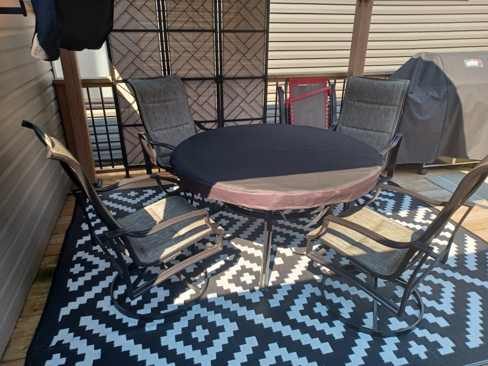 Hampton Bay Outdoor Dinning  Table Set - photo 3