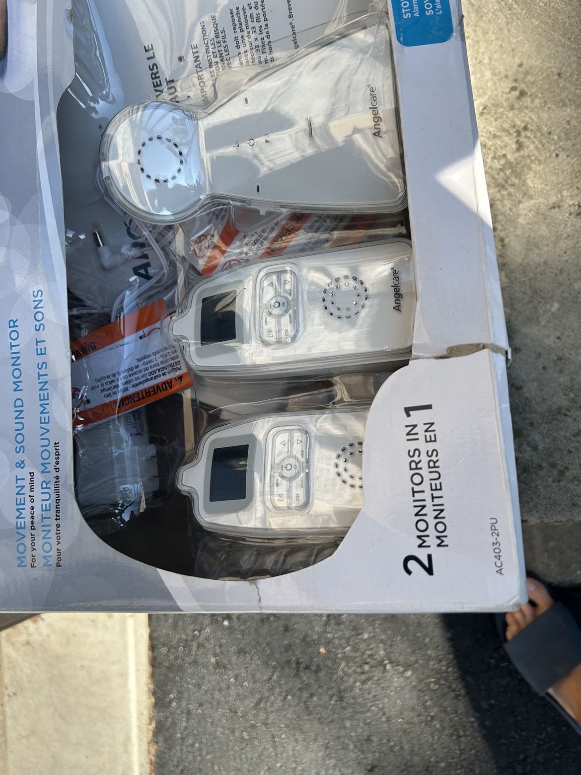 Baby Monitor Angel Care new in box unused image indicator(4)