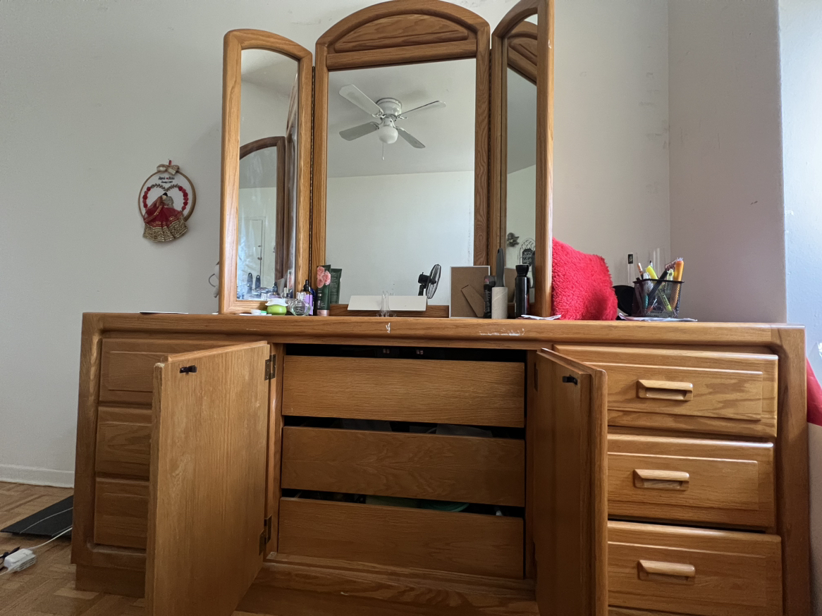 Large Dressing/Dresser Table with huge mirror