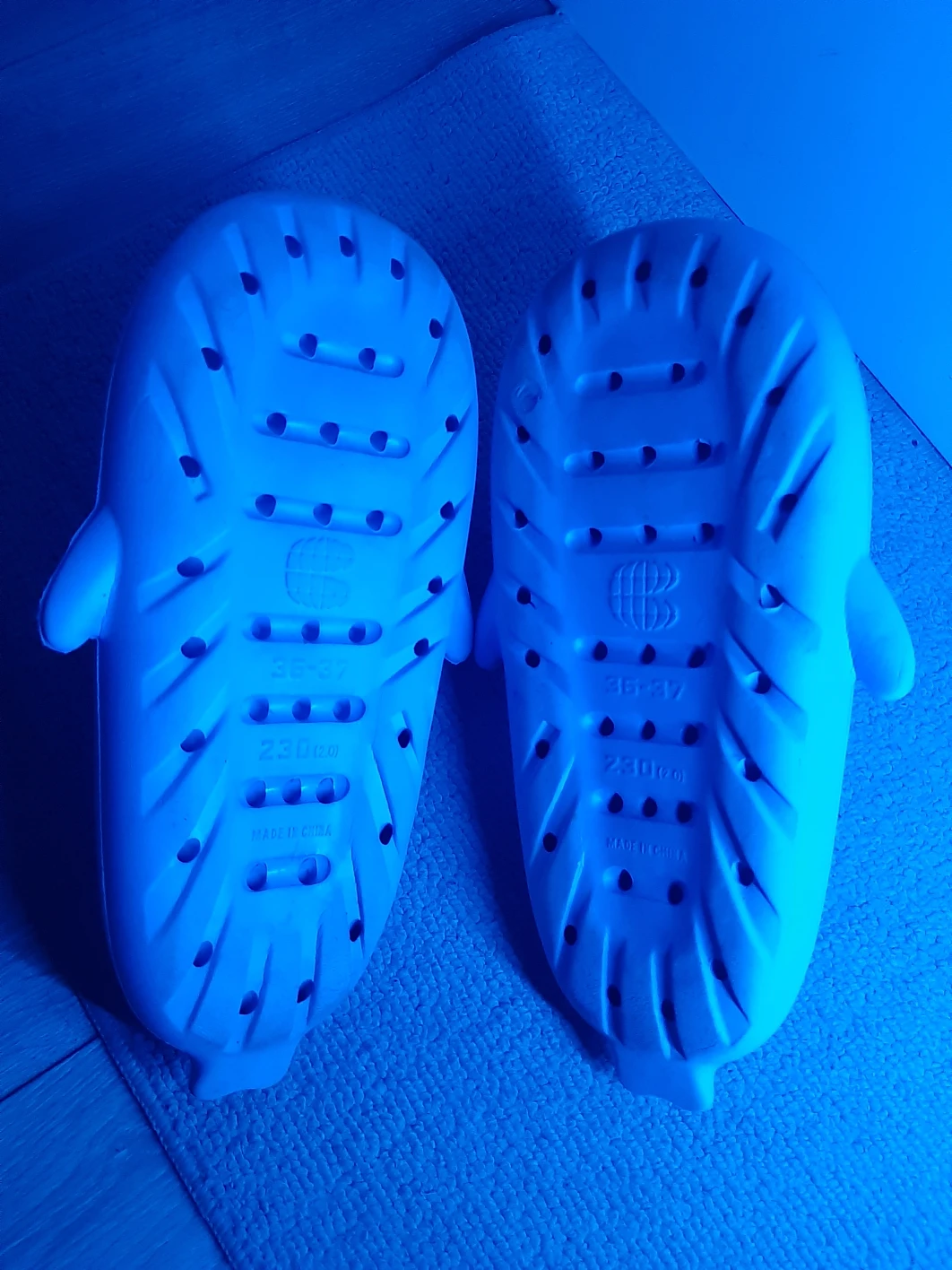 Unisex Shark slides blue - photo 4