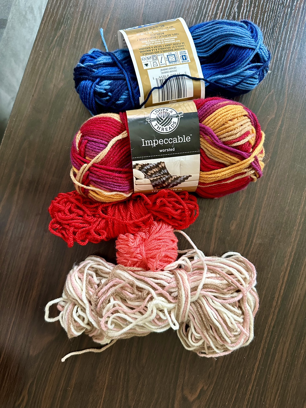 Yarn Leftovers and Scapes