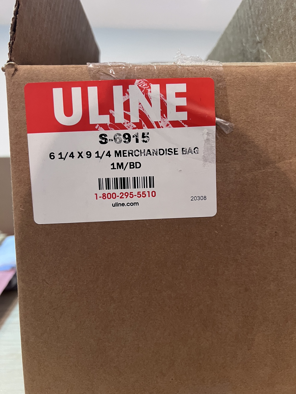 Box of Plain Merchandise Bags - photo 3