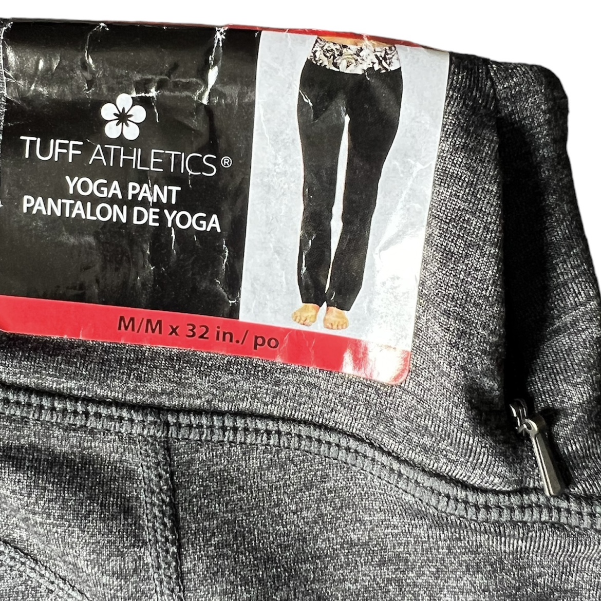 Tuff Athletics yoga grey pants. Size medium - photo 4