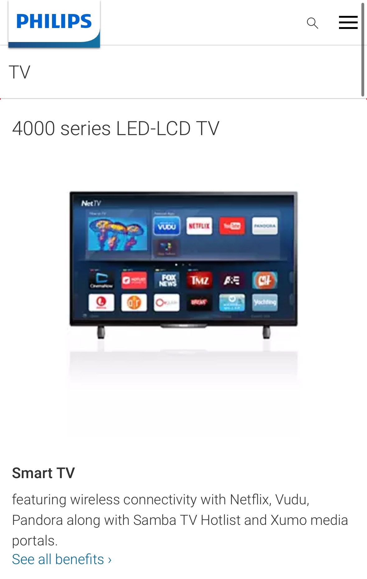 Philips smart tv 40” - photo 2