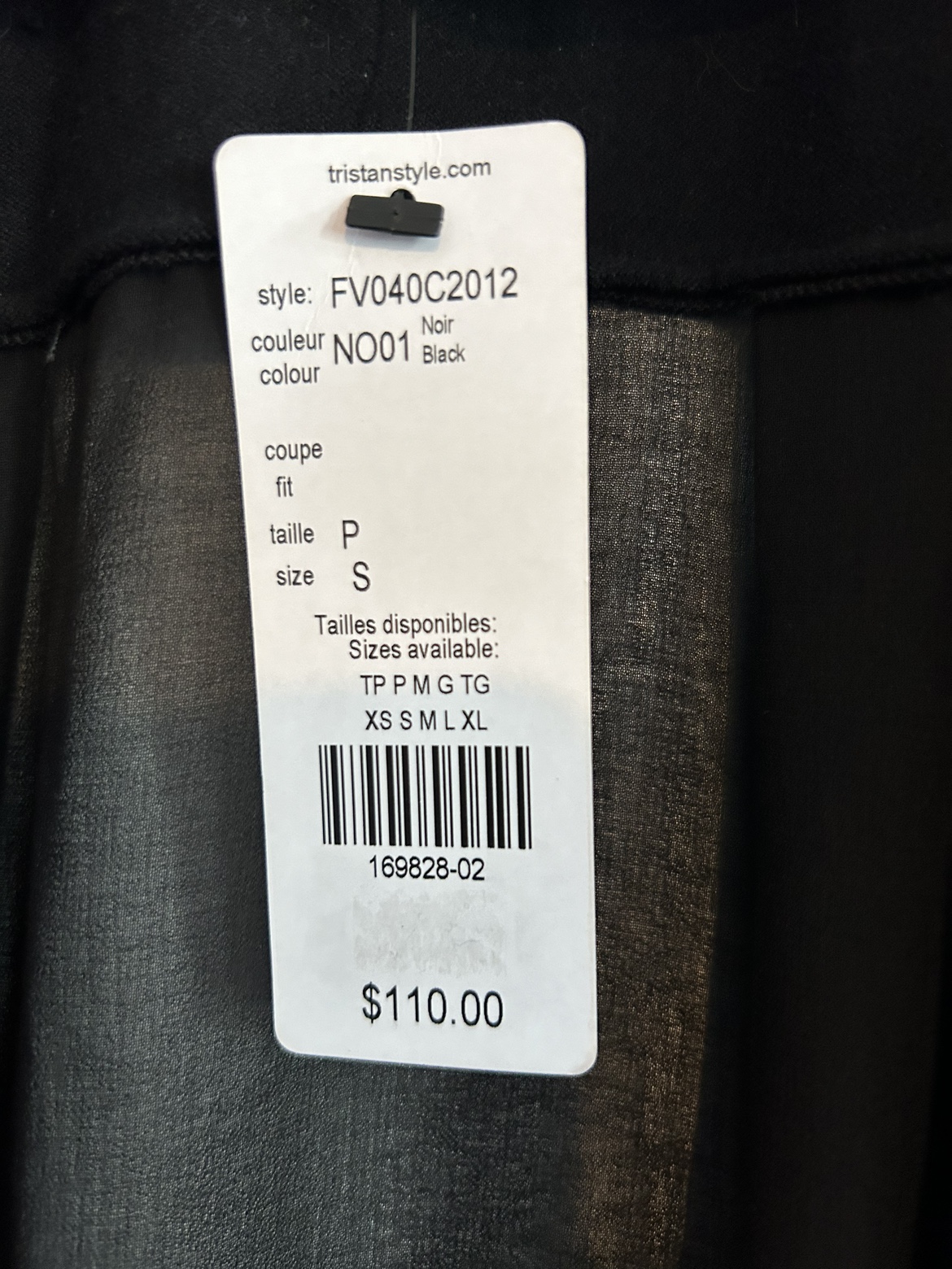 Brand New Chic Tristan Black Long Vest Cardigan (size S) image indicator(4)