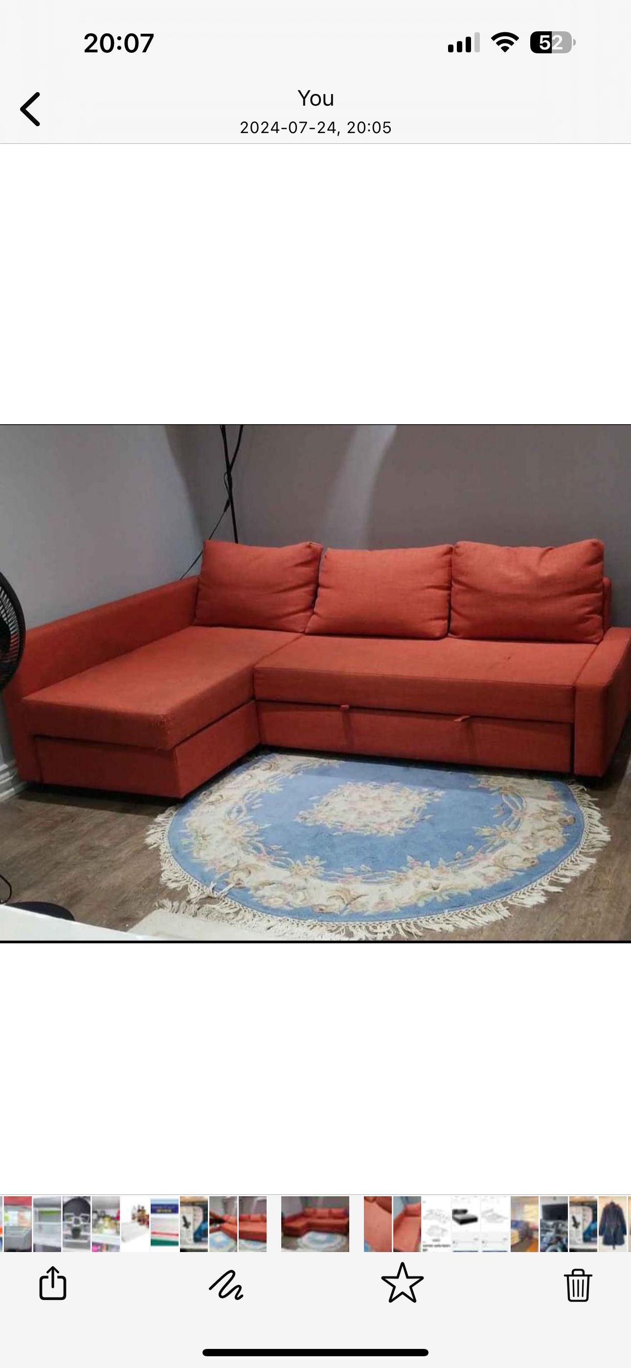 IKEA sofa bed - photo 2