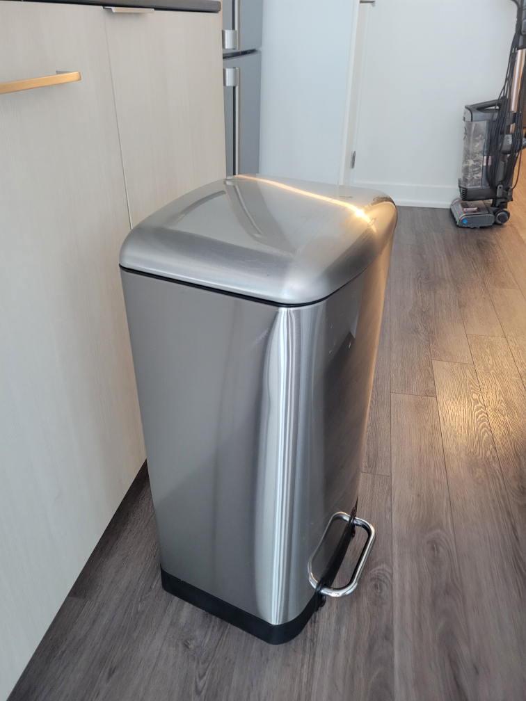 Stainless Steel Garbage Can 40L - photo 2