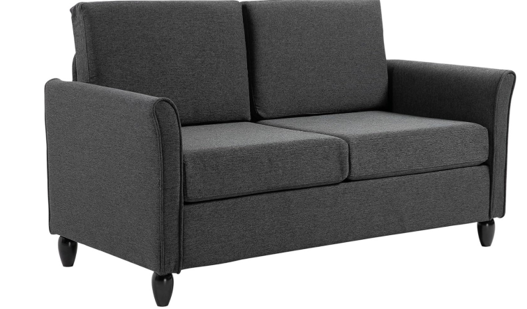 Loveseat, dark grey