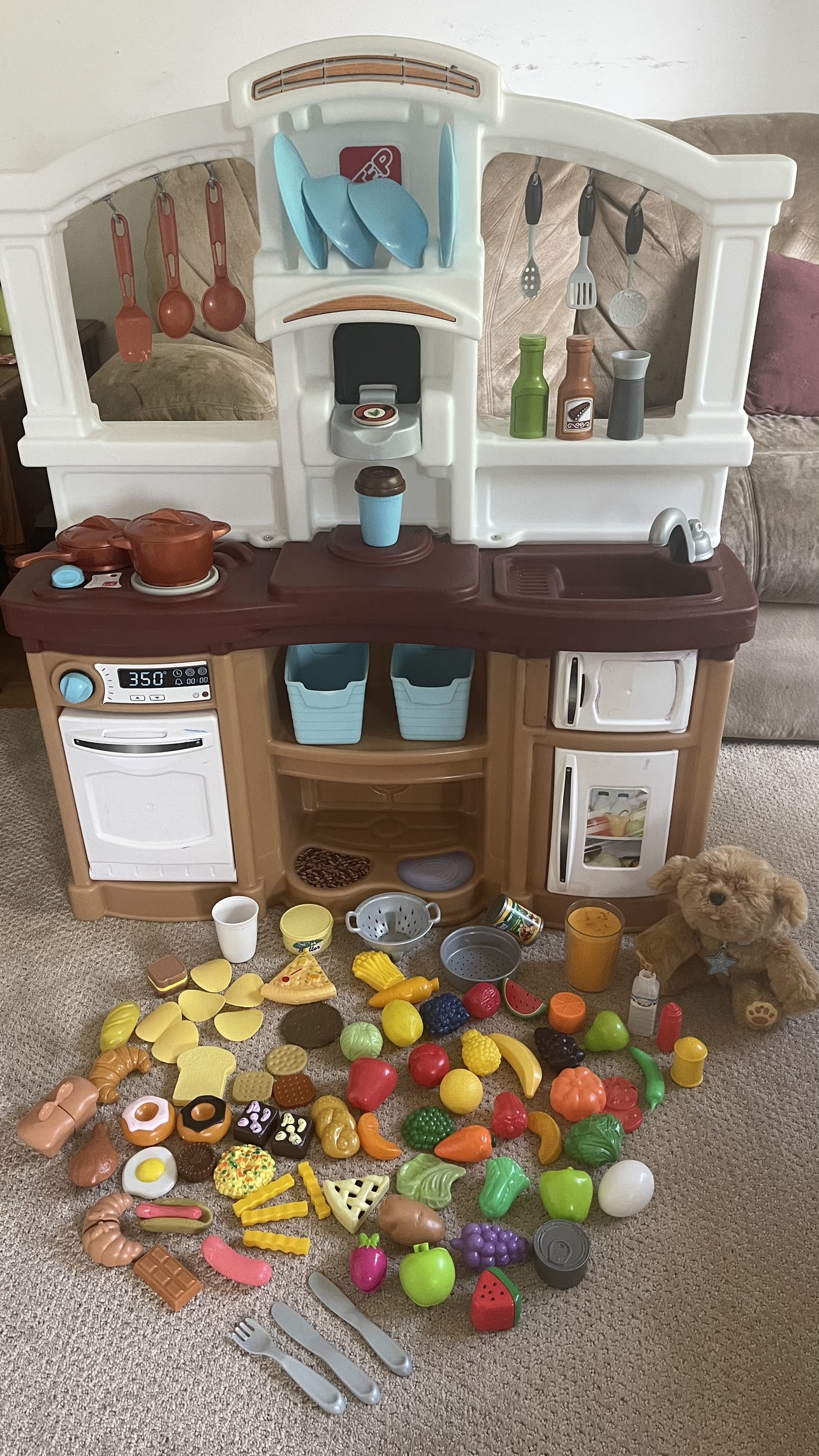 Toy  Kitchen Playset with puppy 🐶 toy please check more pictures