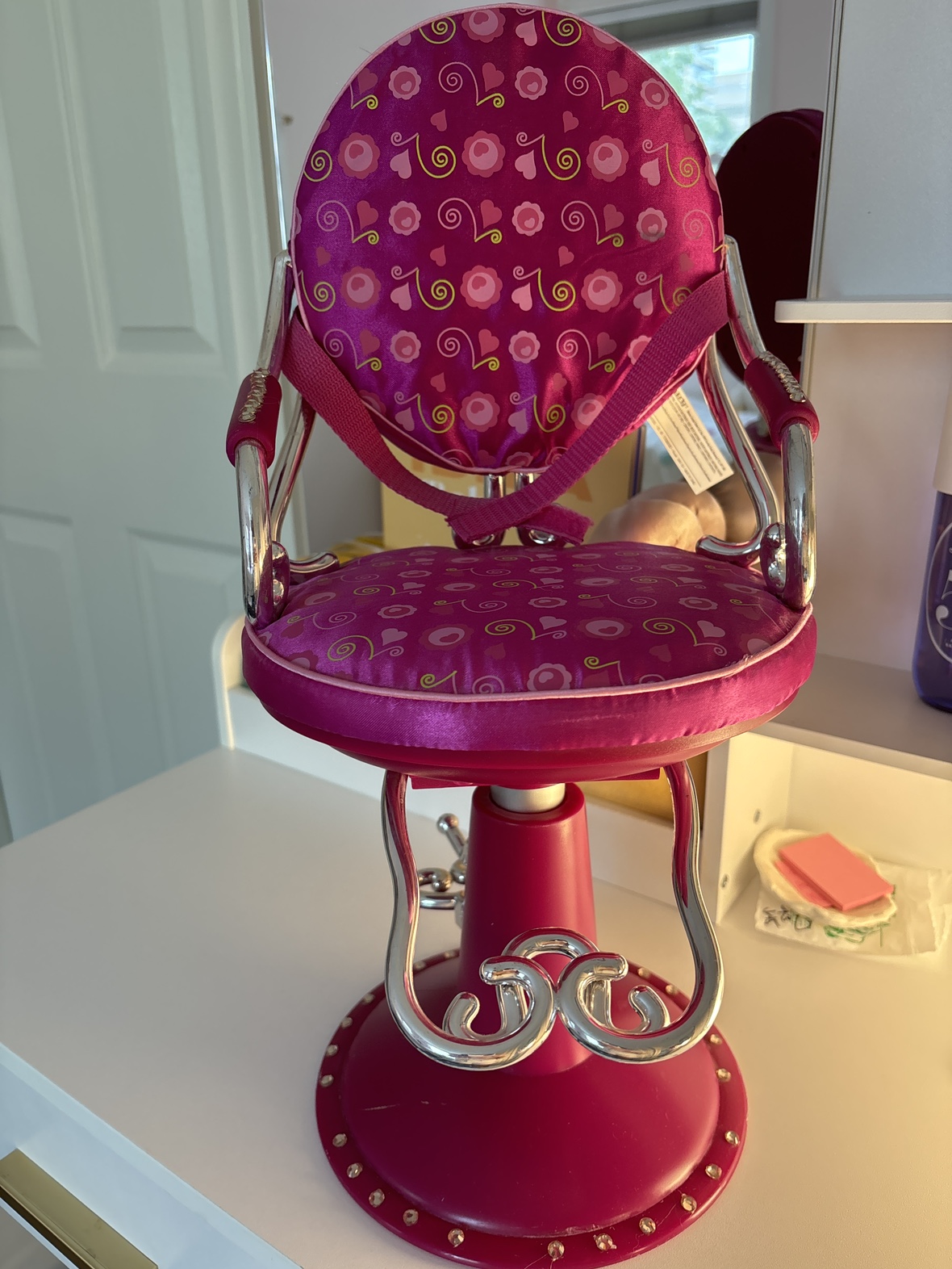 Pink Doll Salon Chair