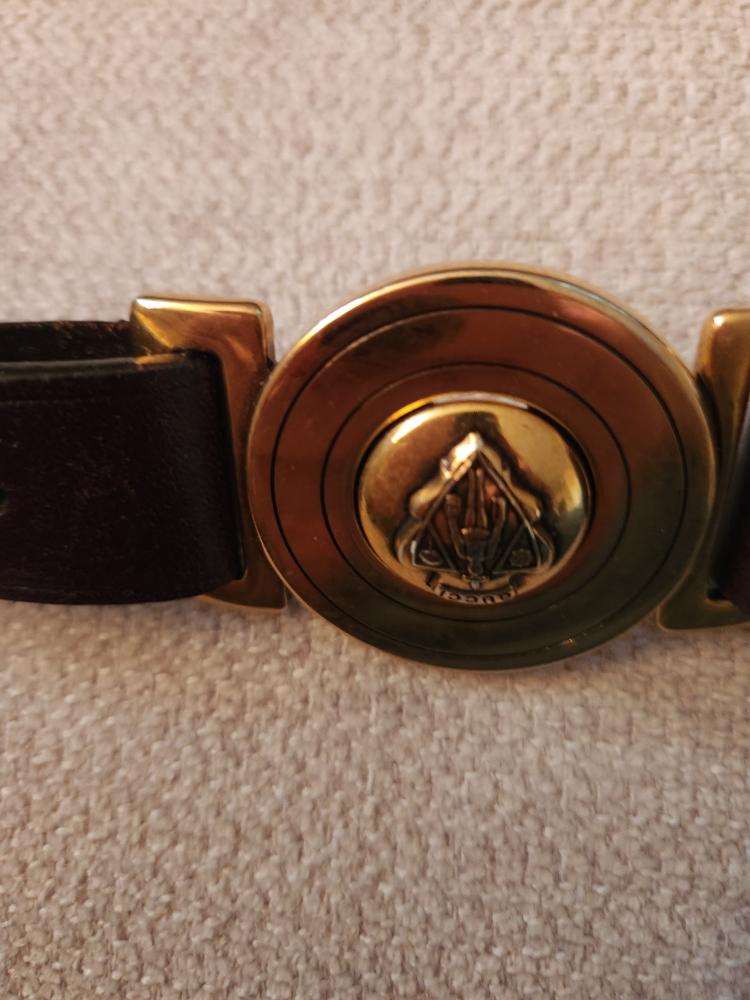Gucci Leather Belt brown leather
