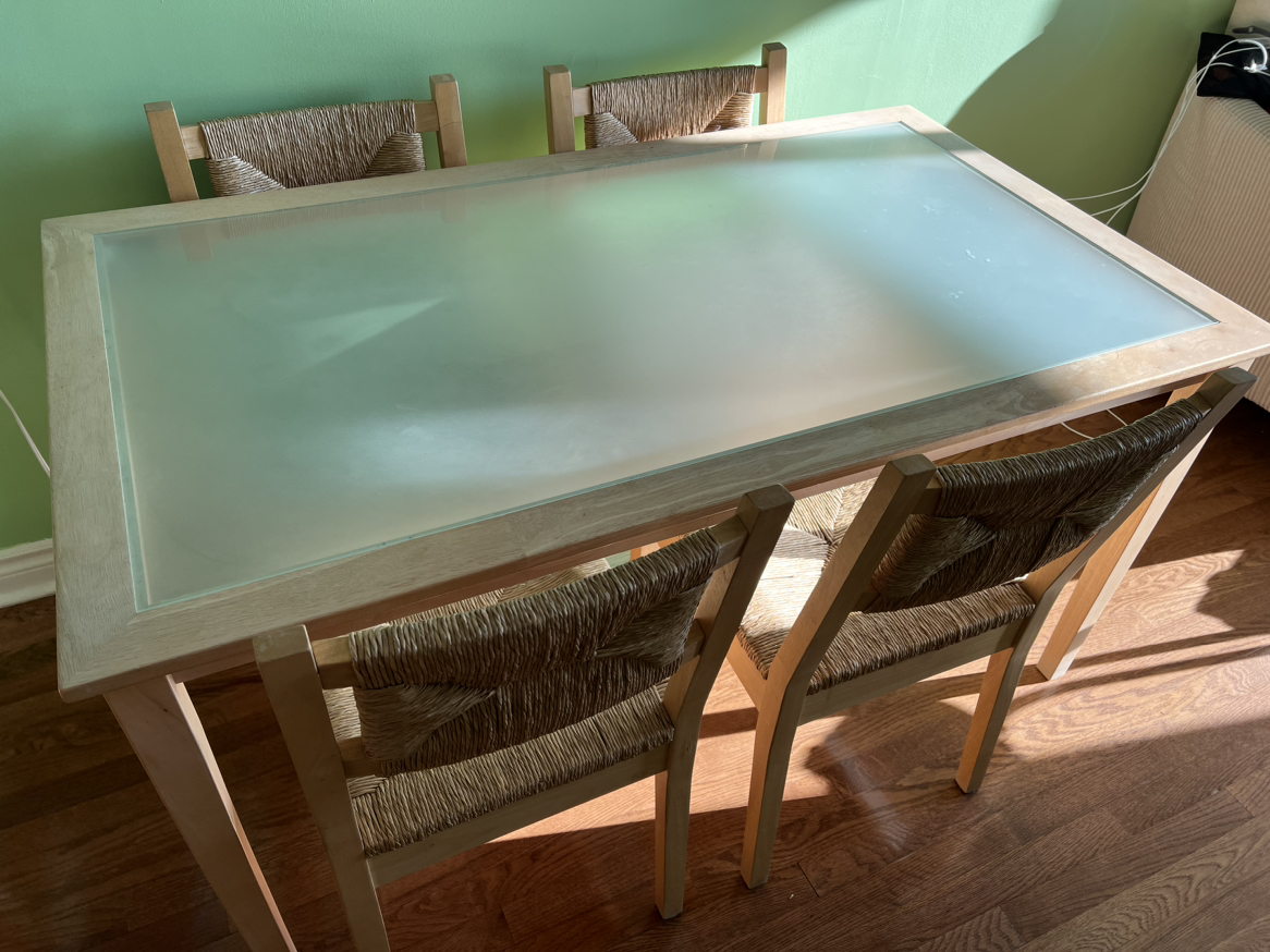 Dining table with 4 chairs - photo 2