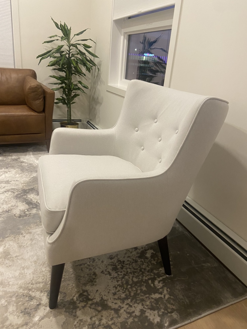 Armchair with Black Legs - photo 2