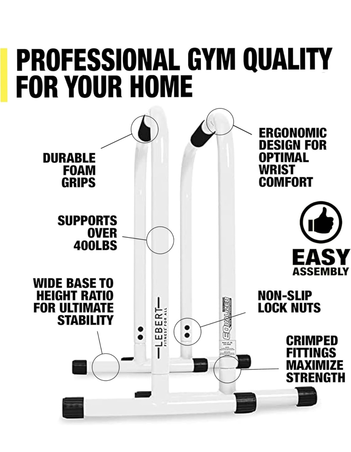 Lebert Dip Bars - versatile body weight workout - photo 3