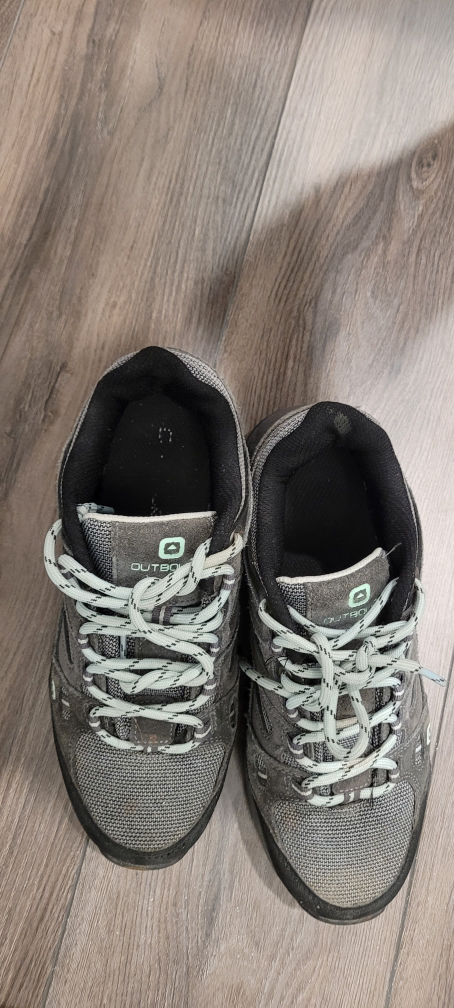 Women's Grey Hiking Shoes-Outbound