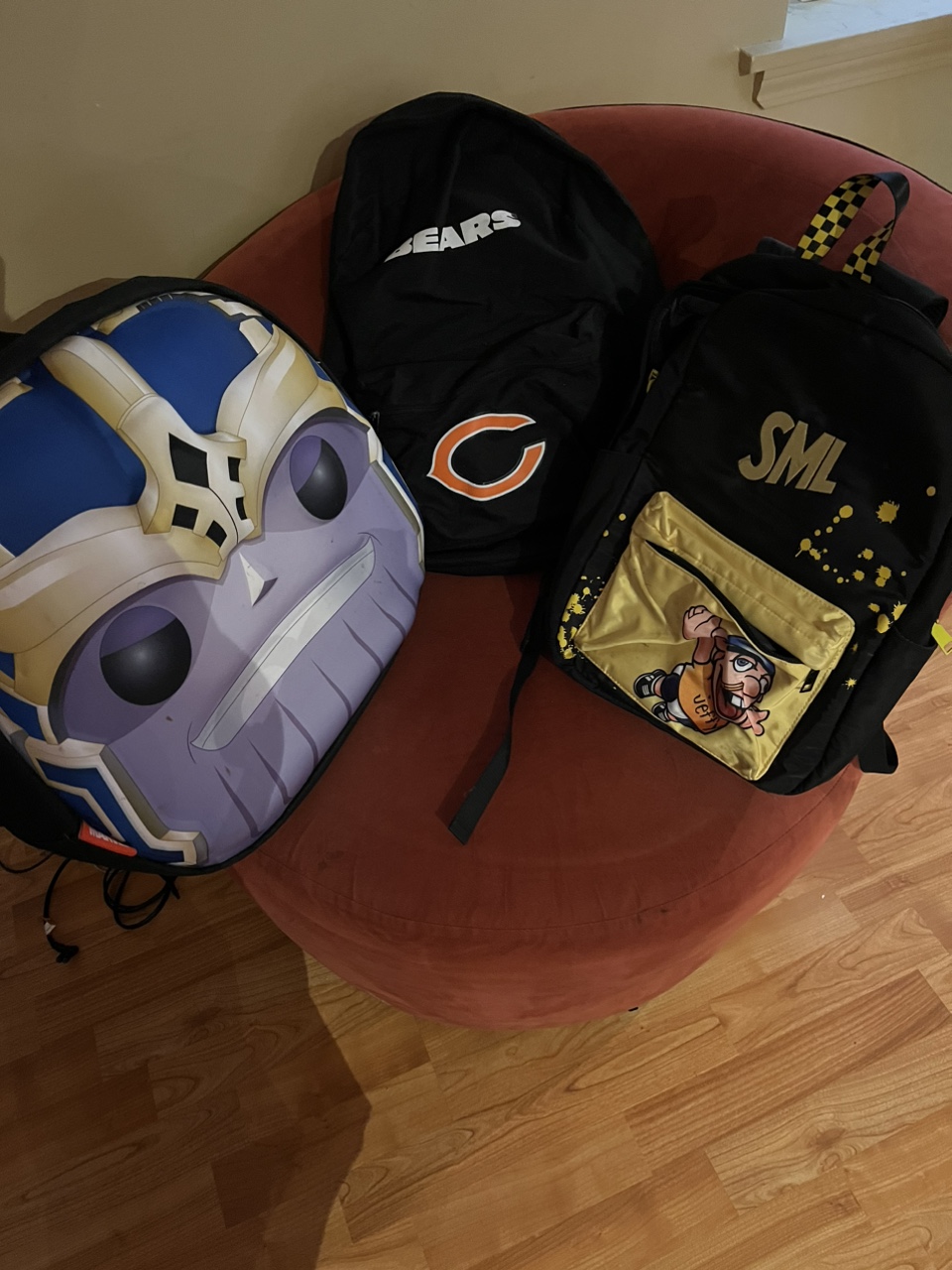 3 book bags