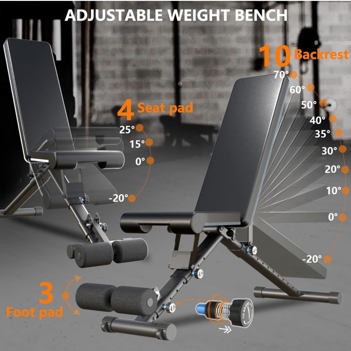 Weight bench - photo 2