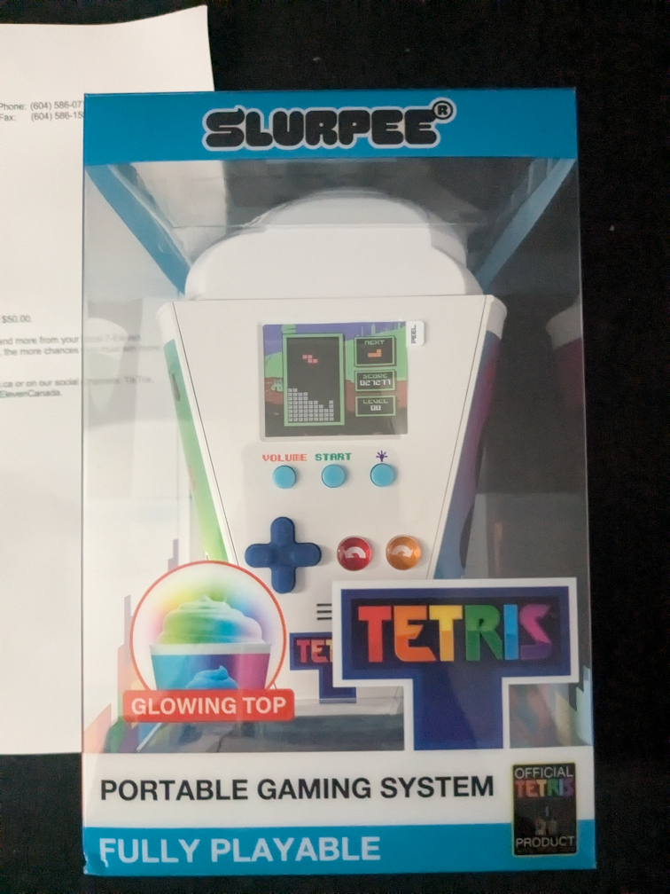 7/11 Slurpee Tetris Portable Gaming System BNIB thumbnail