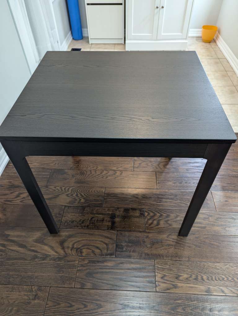 Dark brown Ikea ekedalen extendable table - photo 2