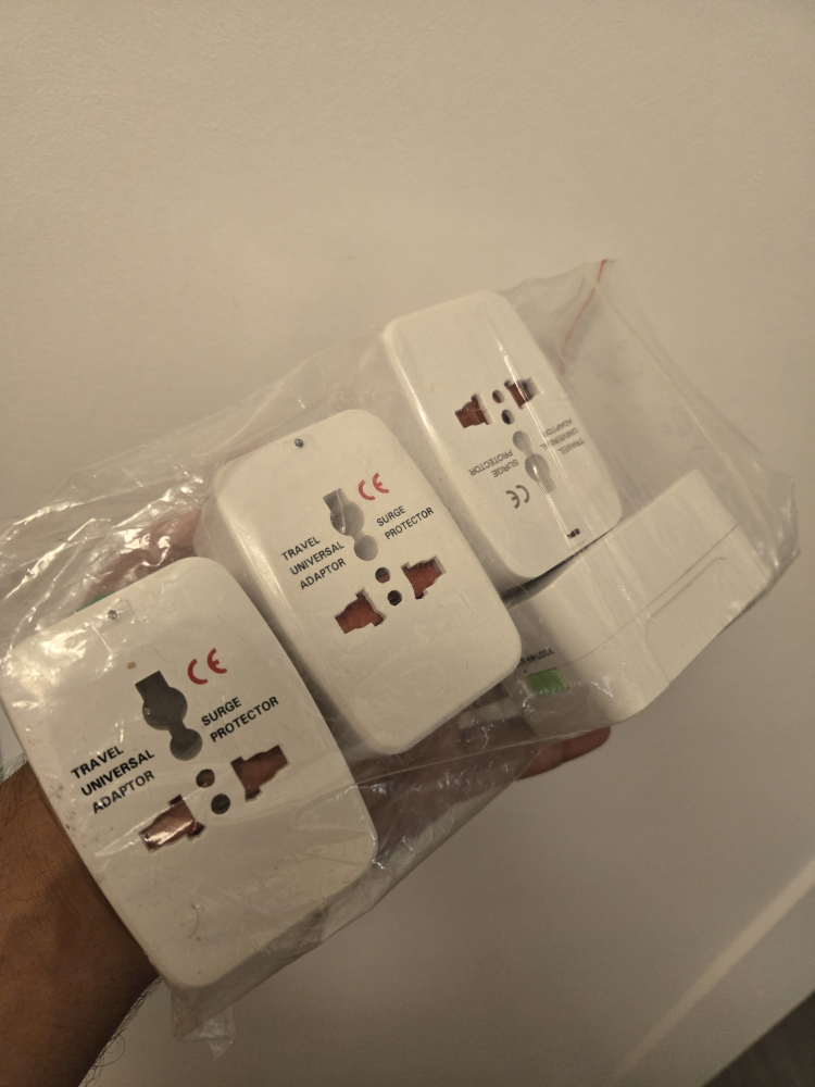 Travel Universal Adaptor x 4 available thumbnail