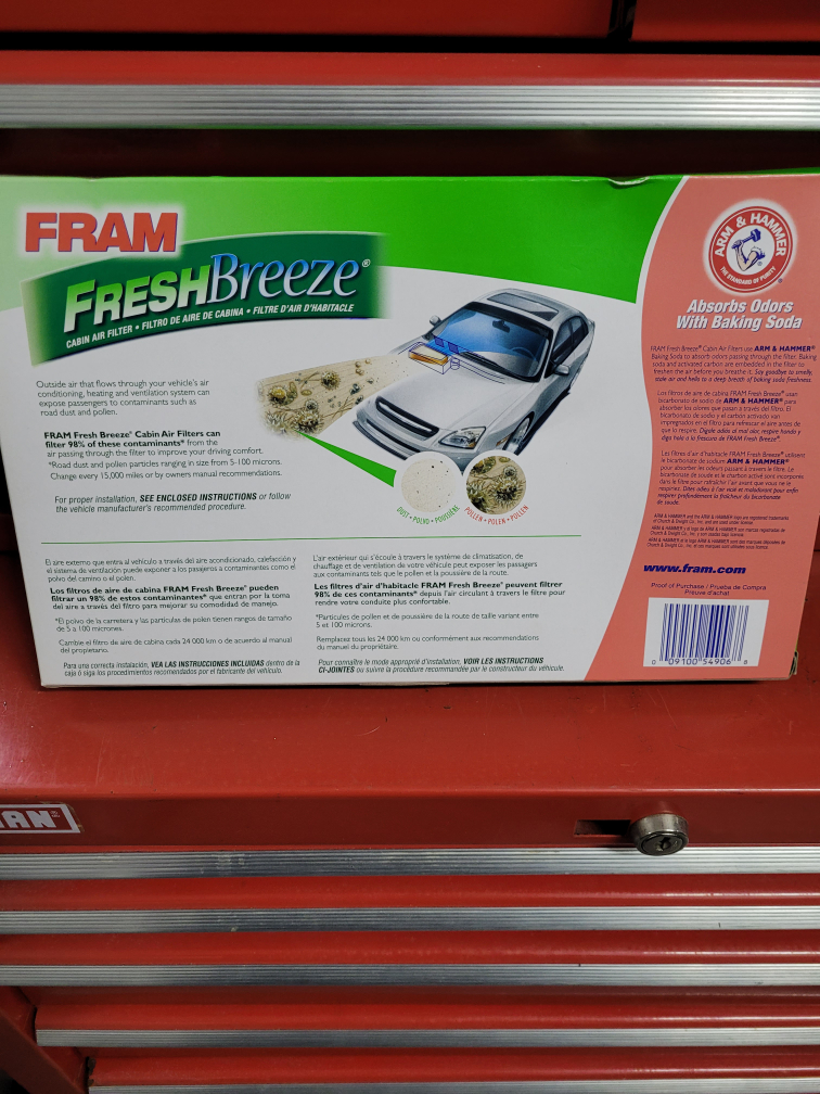 FRAM Fresh Breeze Cabin Air Filter CF11181 image indicator(4)