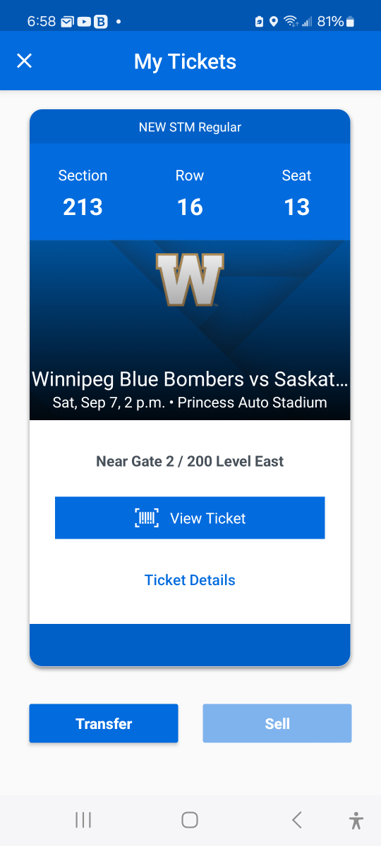 one banjo bowl ticket