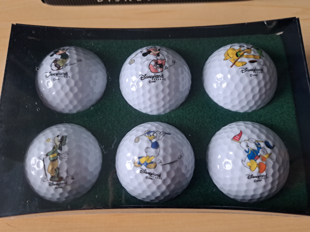 Vtg Disney Golf Ball Set of 6 Sealed - photo 2
