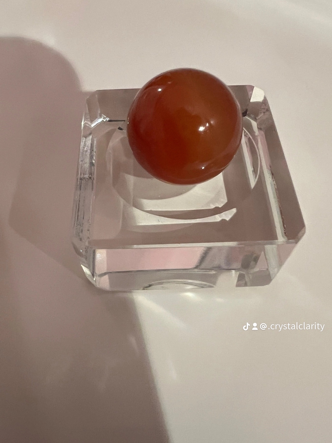 Mini Carnelian Sphere - photo 2