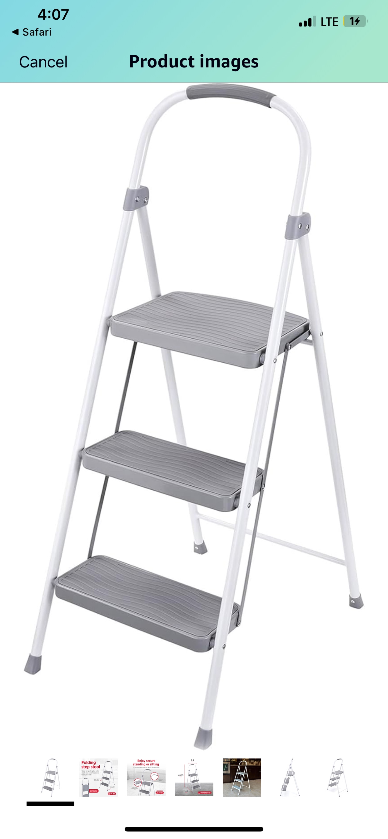Rubbermaid three step ladder - photo 2