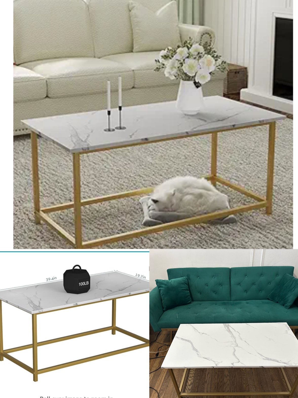 sofa and coffee table - photo 2