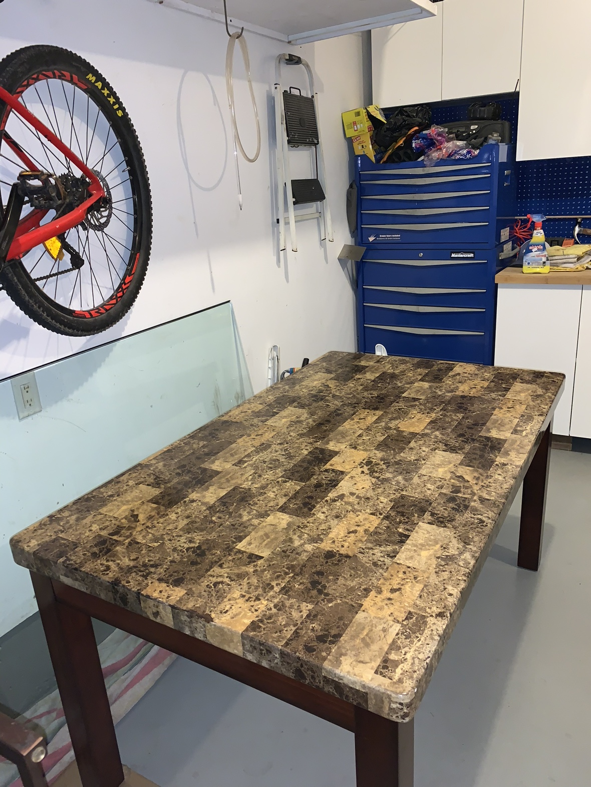 Large Marble Top Table (I can deliver for free) - photo 5
