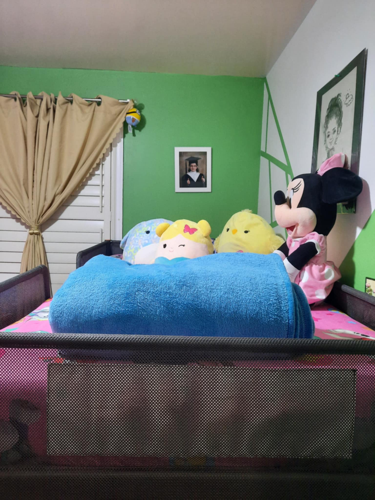 Dark Gray Twin Tuffing Bunk Bed Frame image indicator(5)