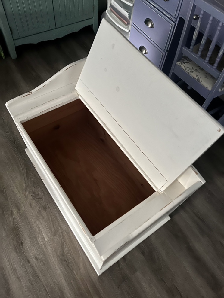 Rustic Wood Toy Chest - photo 4