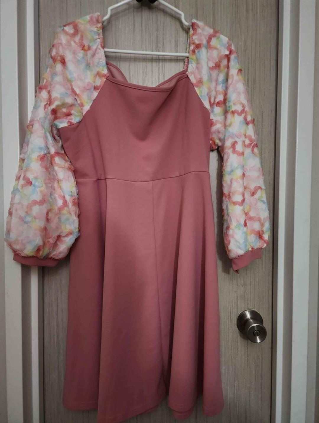SHEIN Curve 1XL Pink Dress - photo 3