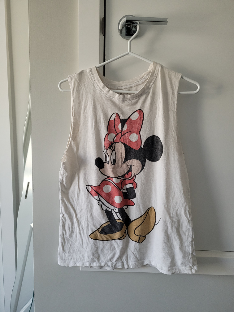 minnie mouse tank top thumbnail