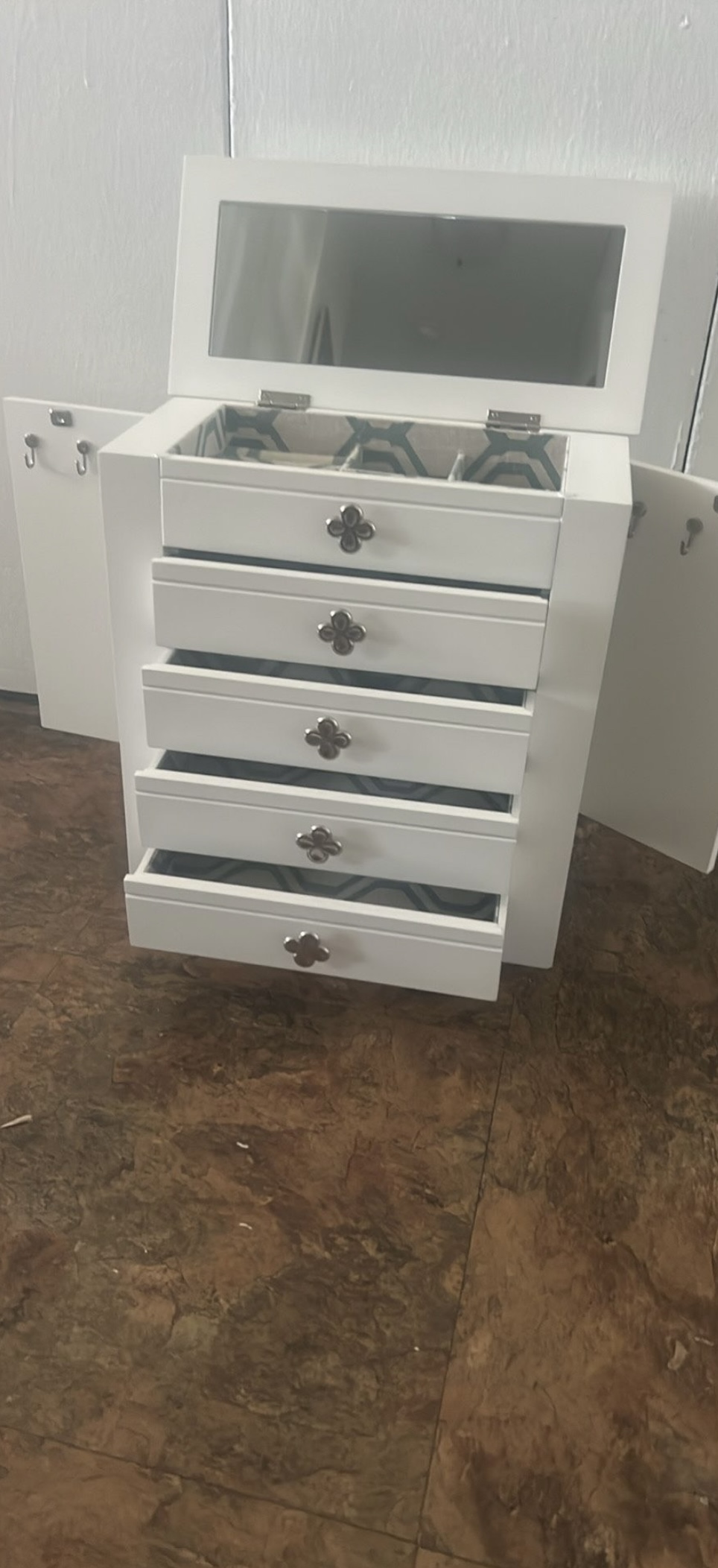 White Jewelry Box