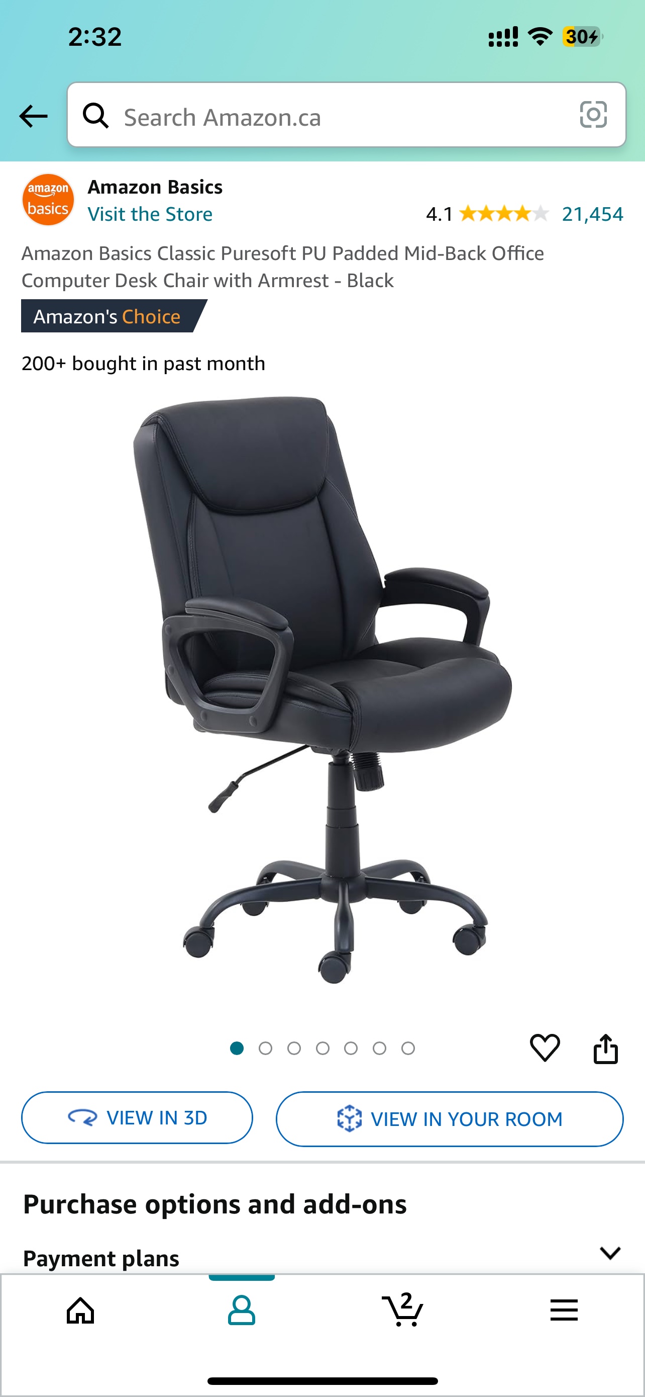 Amazon basics chair