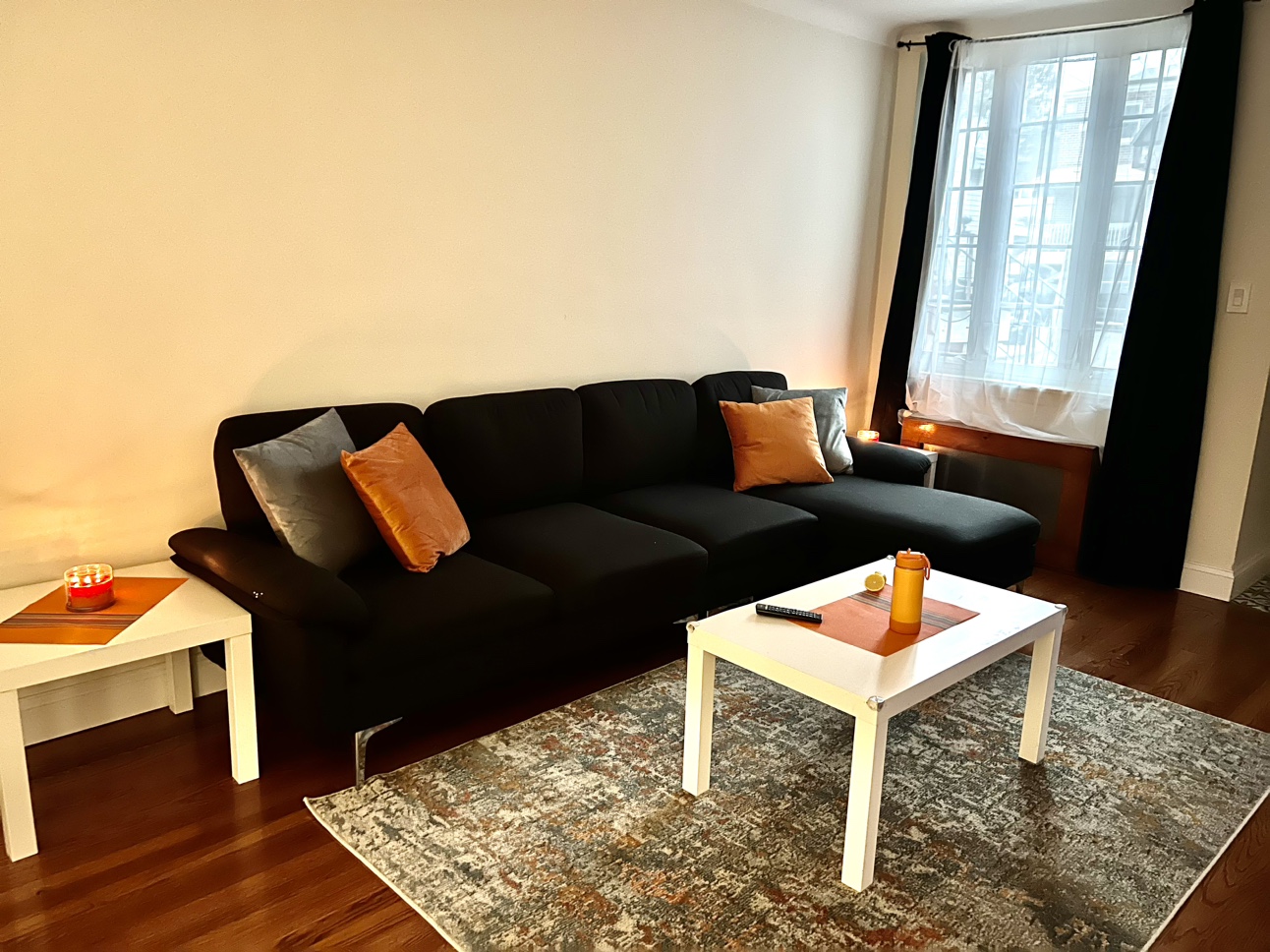 Black couch