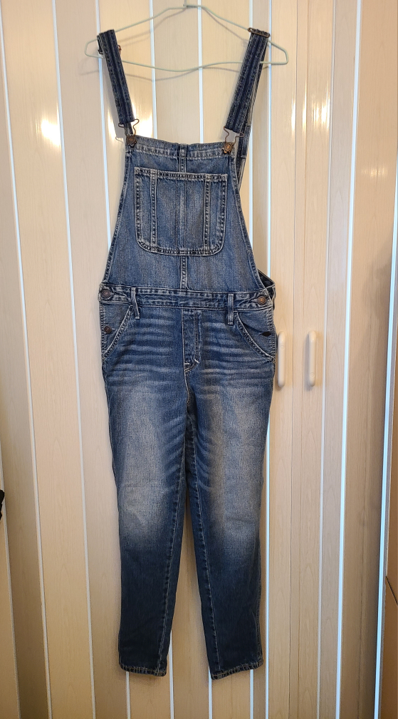 Abercrombie &  Fitch Denim Overalls - M thumbnail