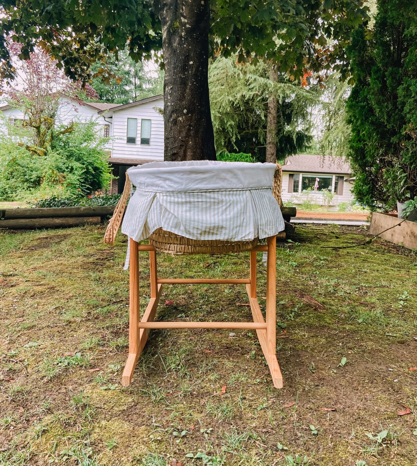 Moses Bassinet / Whicker Baby Bassinet - photo 2