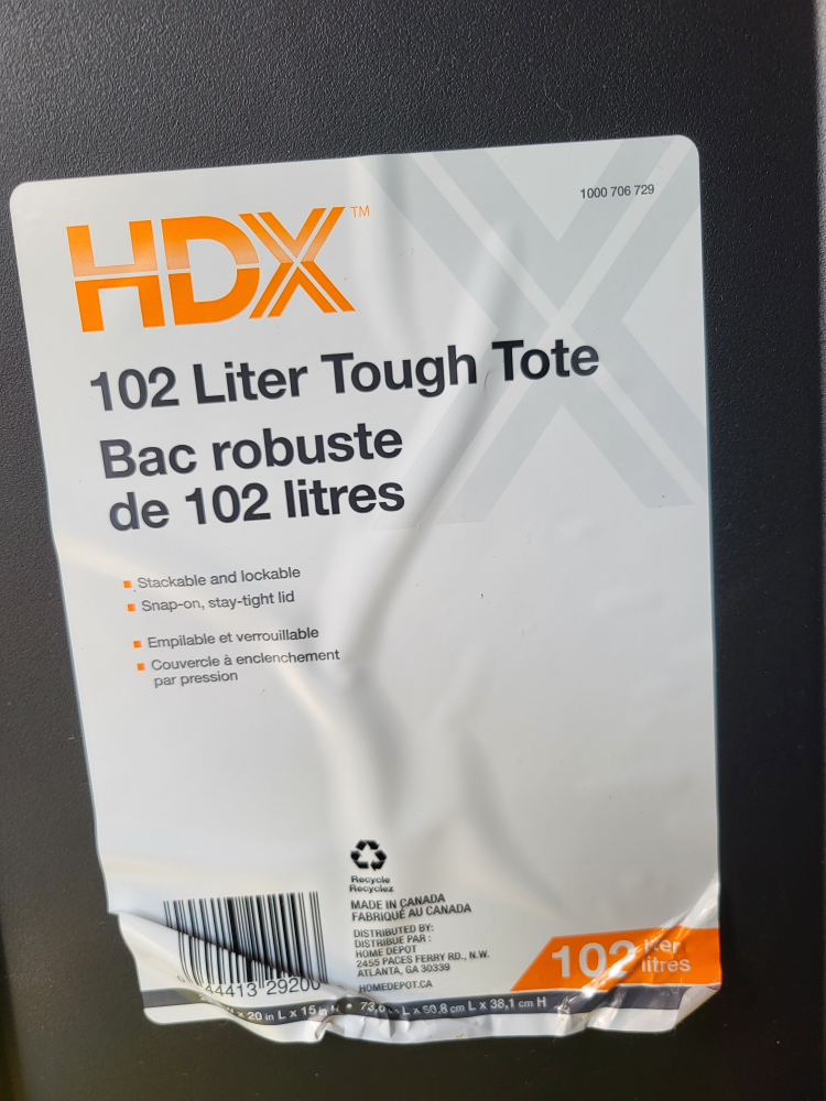 HDX 102 Liter Tough Tote - photo 2