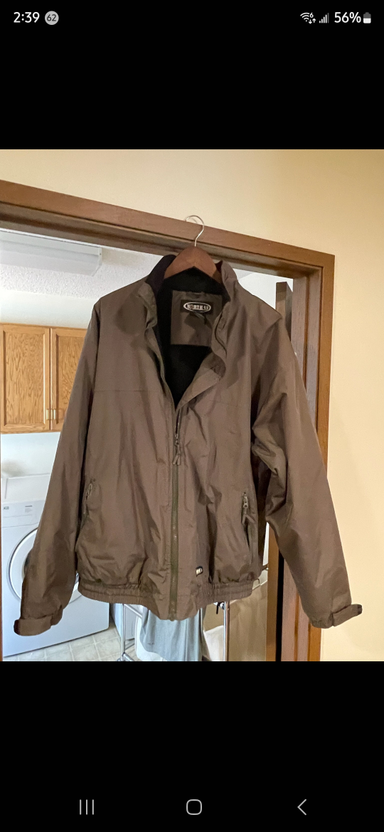 North 49 men’s jacket dark green 2 x large