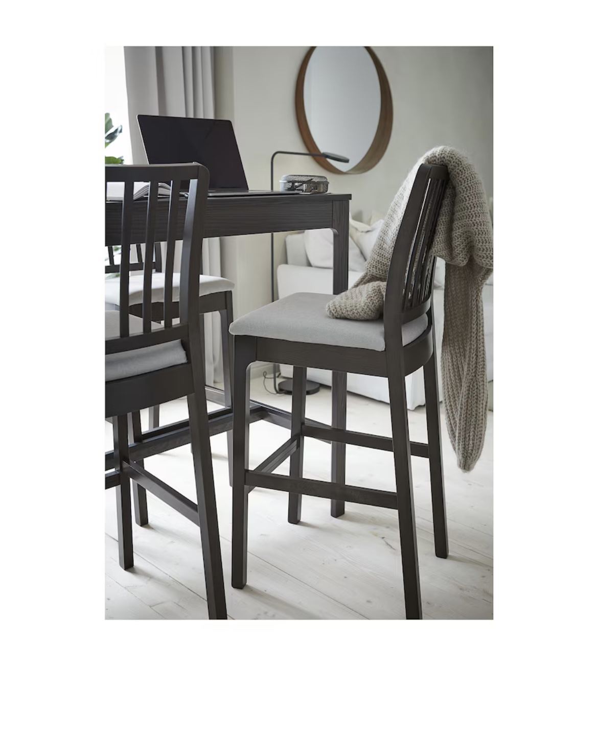 2 IKEA EKEDALEN Bar Stool - photo 3