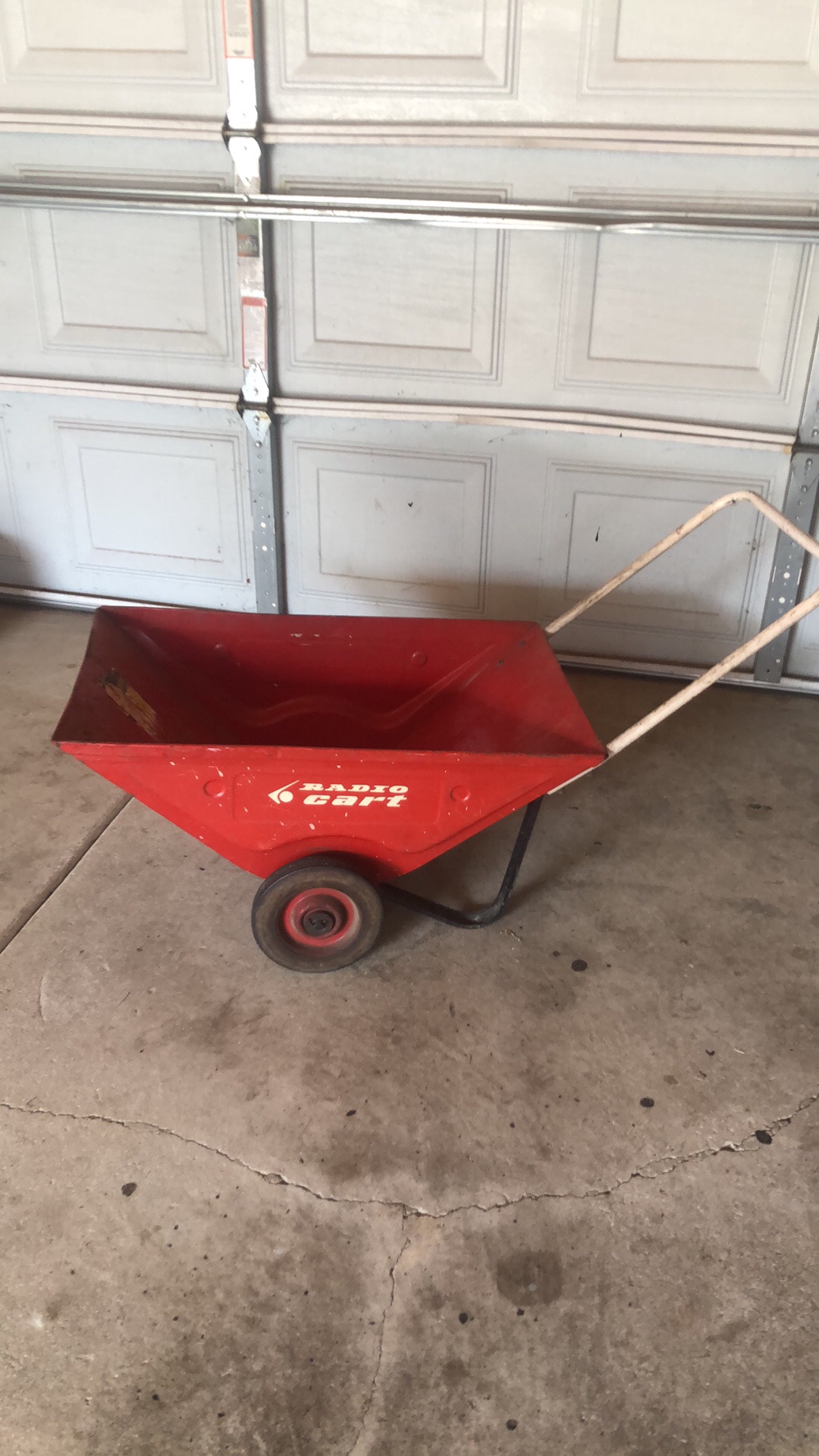 Antique Radio Cart